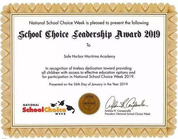 School Choice Leadership Award